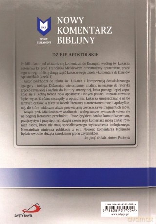 NKB Dzieje Apostolskie rozdziały 1-12 - Franciszek Mickiewicz SAC [KSIĄŻKA]