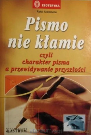 Pismo nie kłamie czyli charakter pisma... - Rafał Schermann [KSIĄŻKA]