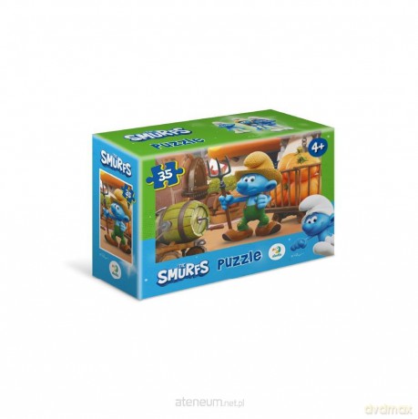 Puzzle mini 35 Smerfy Farmer z dyniami [PUZZLE]