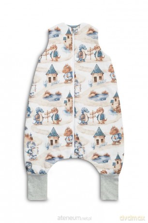 Śpiworek do spania XL TOG 1,0 smoki jeans