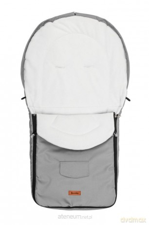 Śpiworek polar do wózka light grey