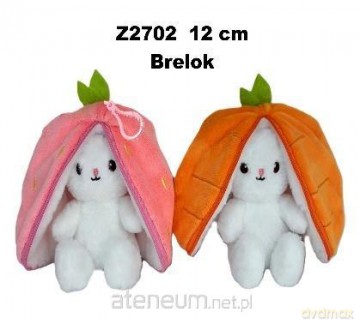 Zając brelok 12 cm MIX