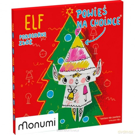 Zawieszka Cubehead Christmas Mini. Elf