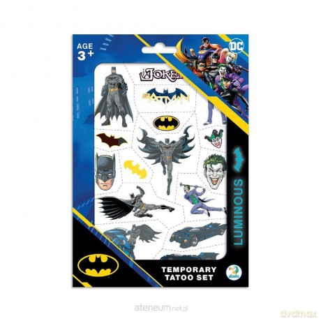 Zestaw tatuaży Batman. Bohaterowie Gotham City