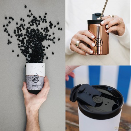 24 Bottles - Travel Tumbler 0,35 L - Tuxedo Black (24B629)