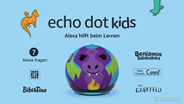 Amazon - Echo Dot Kids 5th Gen Dragon Edition