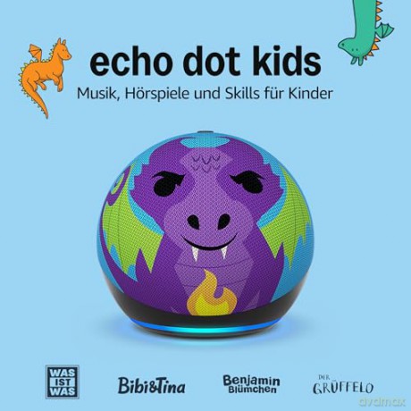 Amazon - Echo Dot Kids 5th Gen Dragon Edition