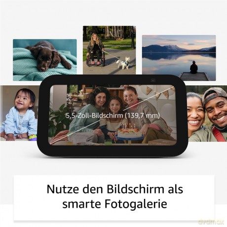 Amazon - Echo Show 5 (3rd Gen) - Smart Display with Alexa Anthracite