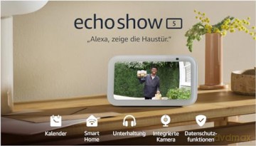 Amazon - Echo Show 5 (3rd Gen) - Smart Display with Alexa Cloud Blue