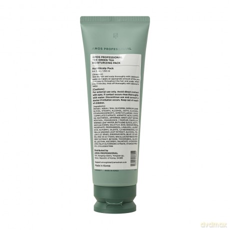 Amos Professional - The Green Tea Moisturizing Pack - Green - 250 ml
