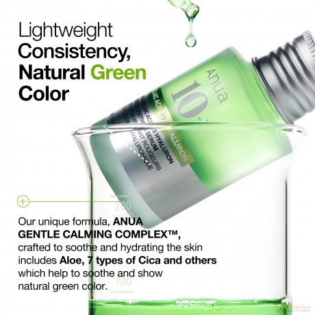 Anua - Azelaic Acid 10 Hyaluron Redness Soothing Serum - Green - 30 ml [KOMSETYKI]