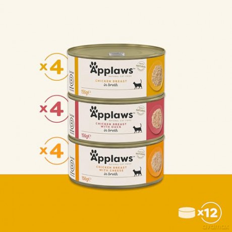 Applaws - Multipack Chicken selection in broth - 12x156g