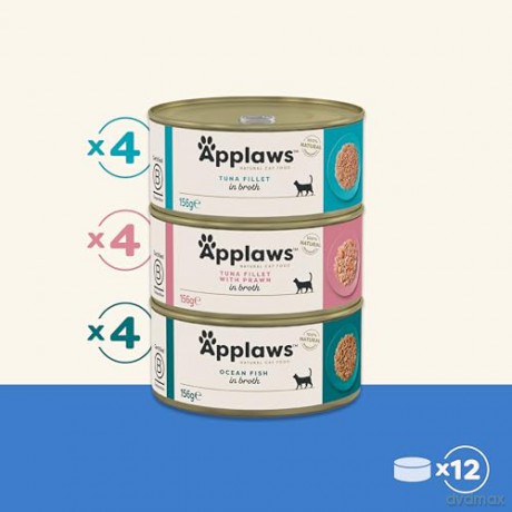 Applaws - Multipack Fish selection in broth - 12x156g