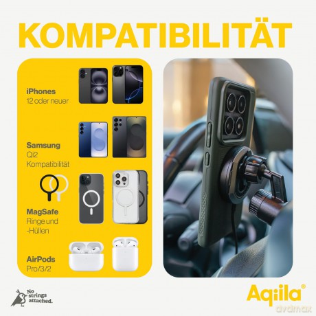 Aqiila - Chargebird QC1 - Qi2 Wireless Charger 3in1