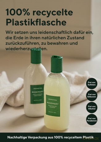Aromatica - Rosemary Scalp Scaling Shampoo - 400 ml