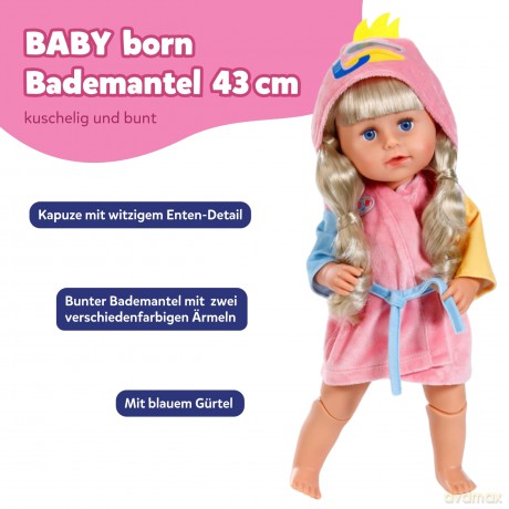 BABY born - Bathrobe 43cm (838167)