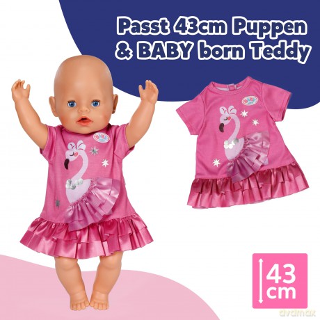 BABY born - Dress with Flamingo 43 cm