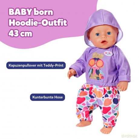 BABY born - Hoodie Outfit 43cm (837306)
