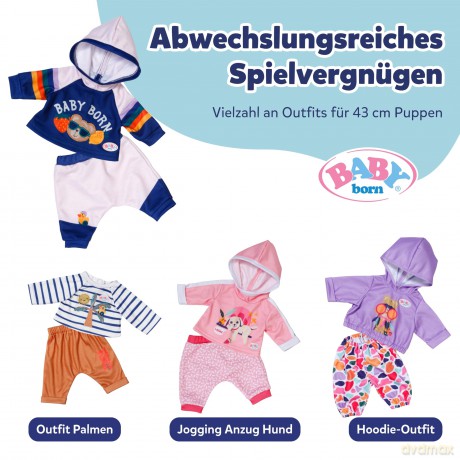 BABY born - Jogging Suit Navy 43cm (838204)