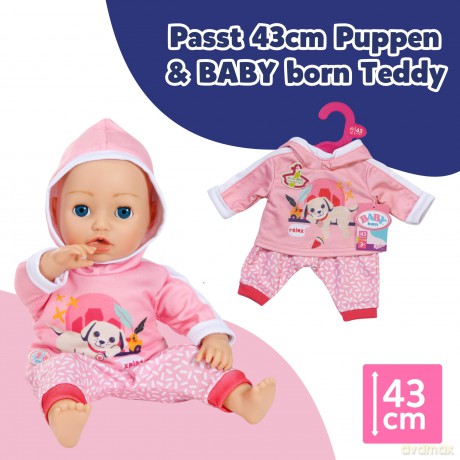 BABY born - Jogging Suit Pink 43cm (837313)
