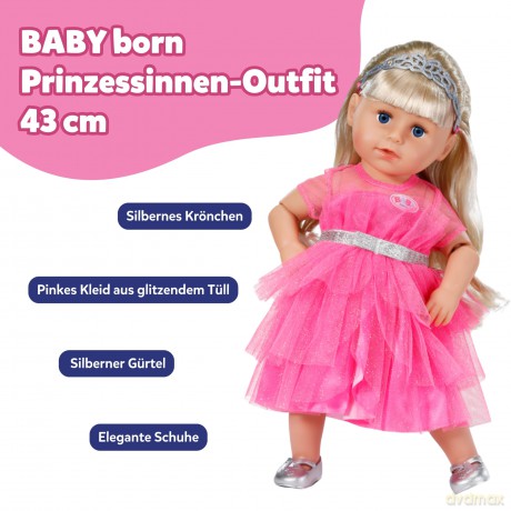 BABY born - Princess Outfit 43cm (837283)