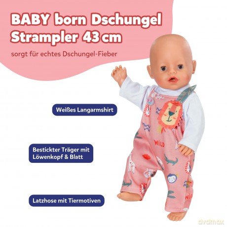 BABY born - Romper Jungle 43cm (871669)