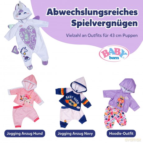 BABY born - Unicorn Onesie 43cm (838266)