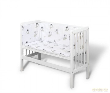 Babytrold - Bedside crib White