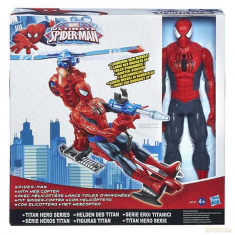 HASBRO Spidercopter z 30 cm Spidermanem [ZABAWKA]