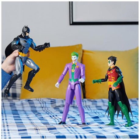 Batman - 3 figure Pack 30cm Batman, Robin, Joker