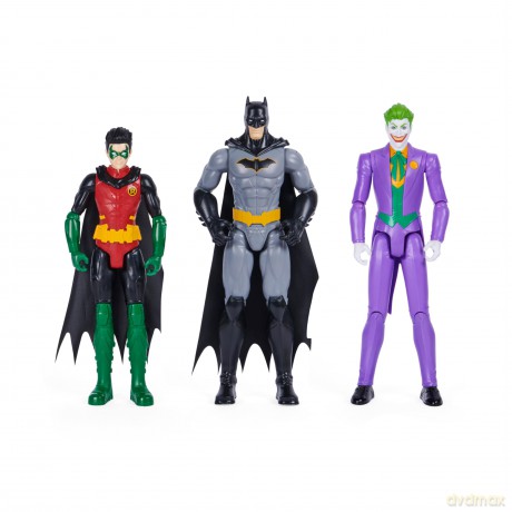 Batman - 3 figure Pack 30cm Batman, Robin, Joker