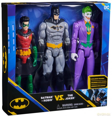 Batman - 3 figure Pack 30cm Batman, Robin, Joker