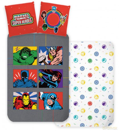 Bed Linen - Adult Size 140 x 200 cm - Avengers (1000931)