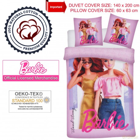 Bed Linen - Adult size 140 x 200 cm - Barbie (1000399)