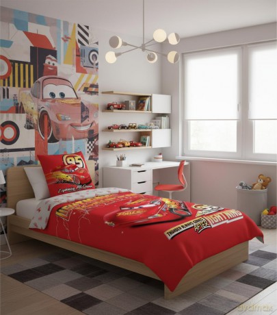 Bed Linen - Adult Size 140 x 200 cm - Cars (1029560)