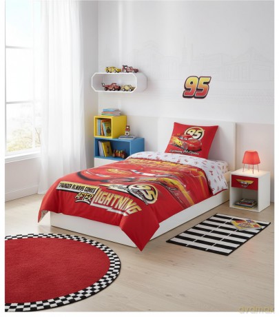 Bed Linen - Adult Size 140 x 200 cm - Cars (1029560)