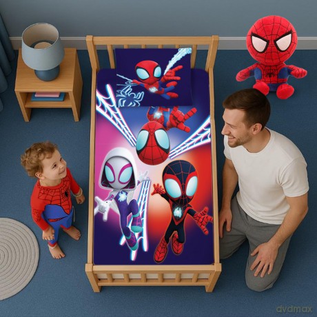 Bed Linen - Junior Size 100 x 140 cm - Spidey (1029381)