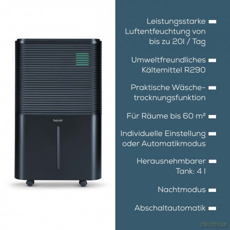Beurer - LE 250 Dehumidifier - 3 Year Warranty