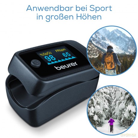 Beurer - Pulse Oximeter PO 45 - 5 Years Warranty