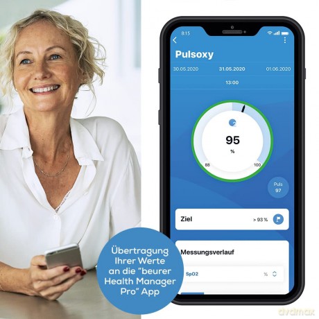 Beurer - Pulse Oximeter PO 60 - 5 Years Warranty