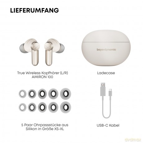 Beyerdynamic - AMIRON 100 Cream True Wireless Earphones with ANC