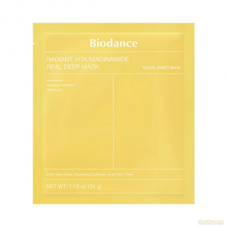 Biodance - Radiant Vita Niacinamide Real Deep Mask [KOMSETYKI]
