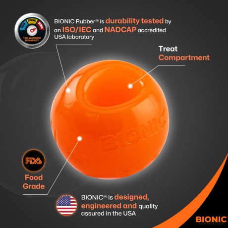 Bionic - BIONIC Ball - Bright Orange - Large 8.2 cm
