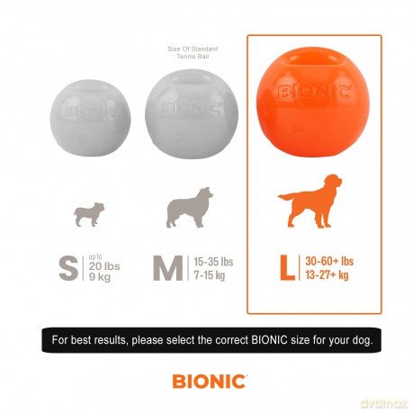 Bionic - BIONIC Ball - Bright Orange - Large 8.2 cm