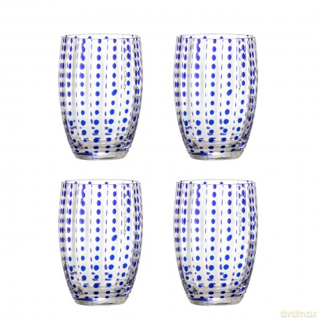 Bloomingville - Brinley Drinking Glass - Blue