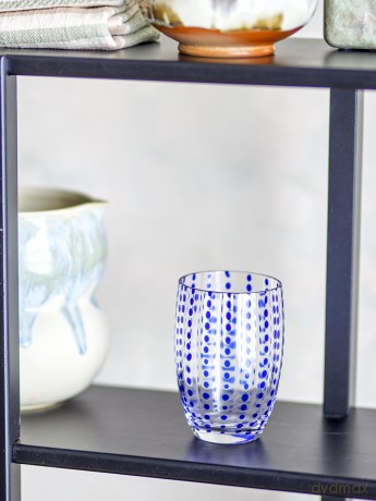 Bloomingville - Brinley Drinking Glass - Blue