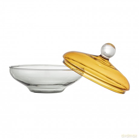 Bloomingville - Danni Jar - Yellow - Glass