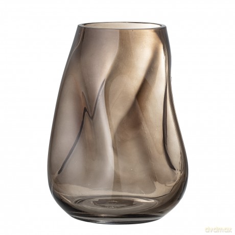 Wazon Bloomingville - Ingolf Vase H26 cm - Brown Glass