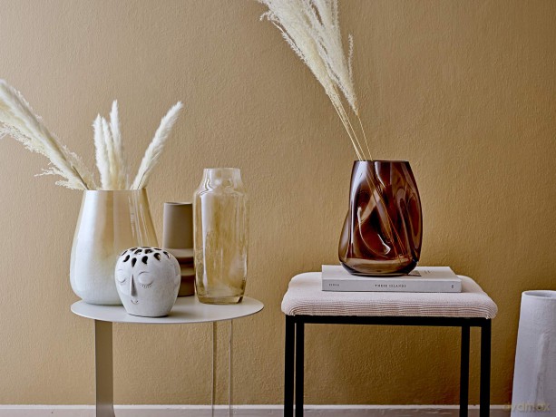 Wazon Bloomingville - Ingolf Vase H26 cm - Brown Glass