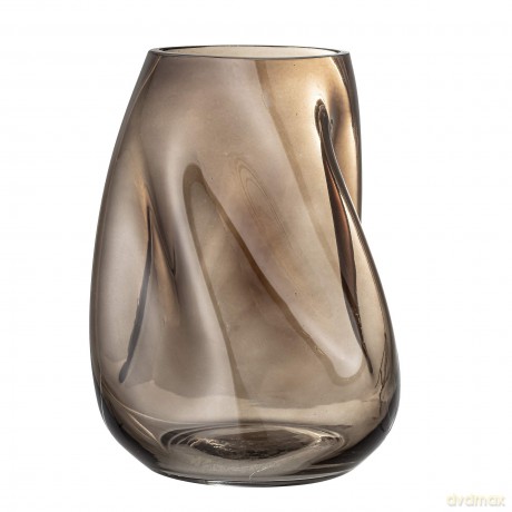 Wazon Bloomingville - Ingolf Vase H26 cm - Brown Glass